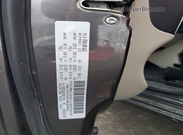2C4RDGCG4JR216437 2018 DODGE GRAND Черный Вид наклейки с VIN-кодом