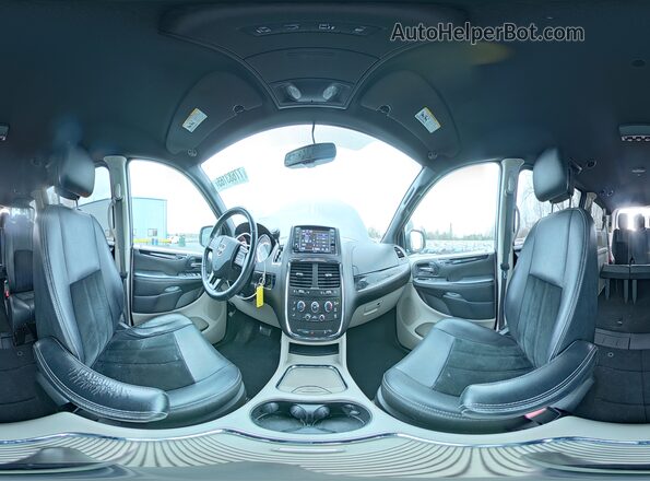 2C4RDGCG4JR216437 2018 DODGE GRAND Черный Панорамный вид салона 360°