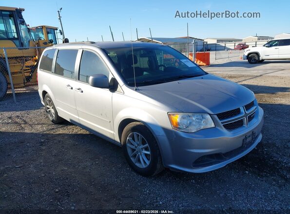 2C4RDGCG5GR209439 2016 DODGE GRAND CARAVAN Серебряный Передняя правая четверть