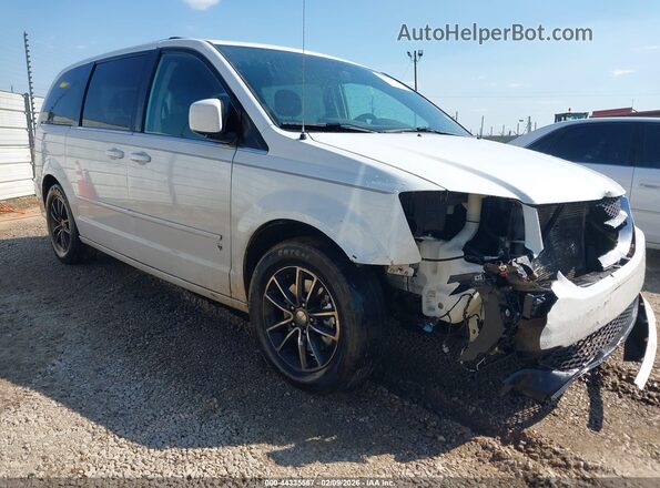 2C4RDGCG5HR604139 2017 DODGE GRAND CARAVAN Белый Передняя правая четверть