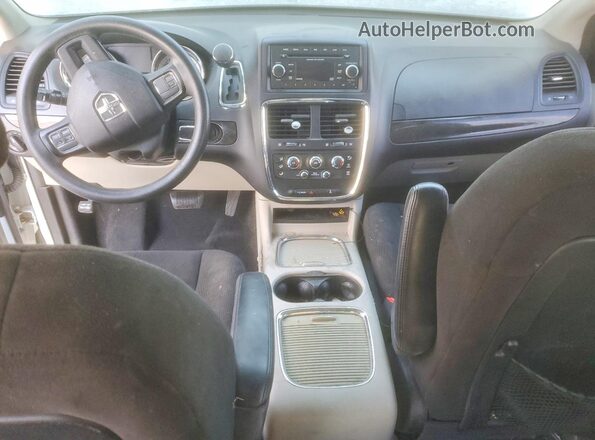 2C4RDGCG6GR318511 2016 DODGE GRAND Белый Вид панели приборов