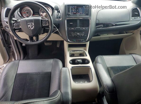 2C4RDGCG8GR335715 2016 DODGE GRAND Серебряный Вид панели приборов