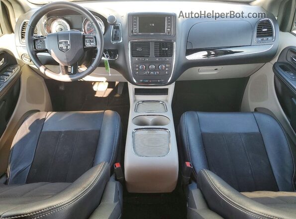 2C4RDGCG8KR656002 2019 DODGE GRAND White Вид панелі приладів