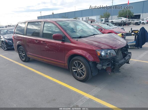 2C4RDGEG0JR219476 2018 DODGE GRAND CARAVAN Красный Передняя правая четверть