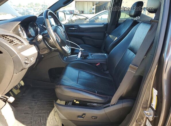 2C4RDGEG3GR339782 2016 DODGE GRAND Серый Вид салона спереди
