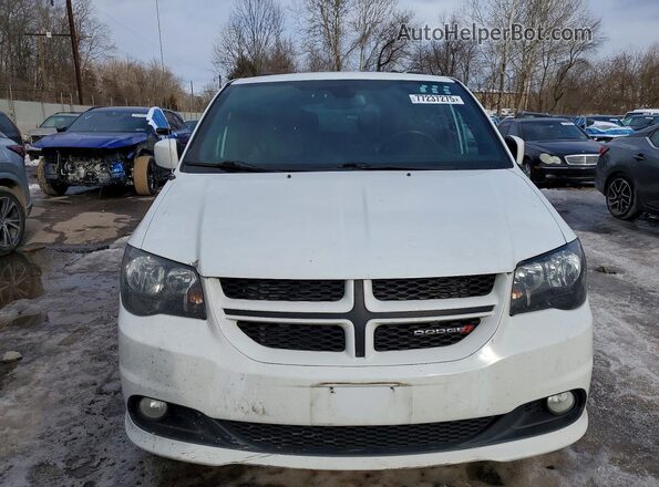 2C4RDGEG5JR307911 2018 DODGE GRAND Белый Вид спереди
