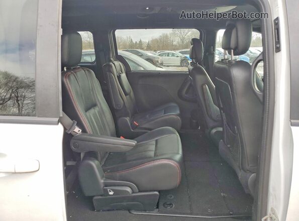 2C4RDGEG5JR307911 2018 DODGE GRAND Белый Вид задней части салона