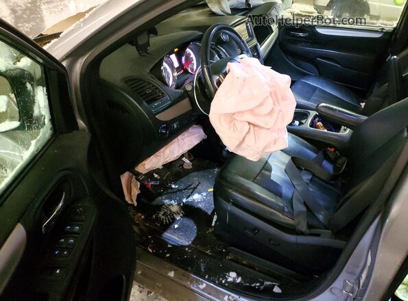 2C4RDGEG7GR329725 2016 DODGE GRAND Gray Widok deski rozdzielczej
