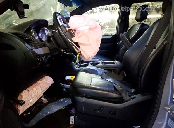 2C4RDGEG7GR329725 2016 DODGE GRAND Gray Widok wnętrza z przodu