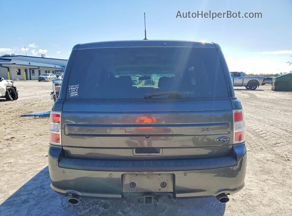 2FMGK5B85KBA06706 2019 FORD FLEX Silver Rear view