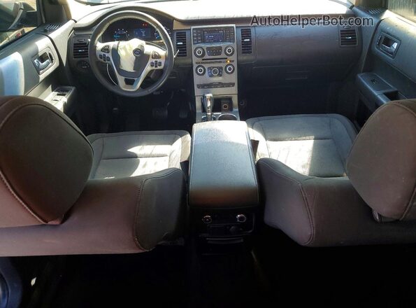 2FMGK5B85KBA06706 2019 FORD FLEX Silver Dashboard view