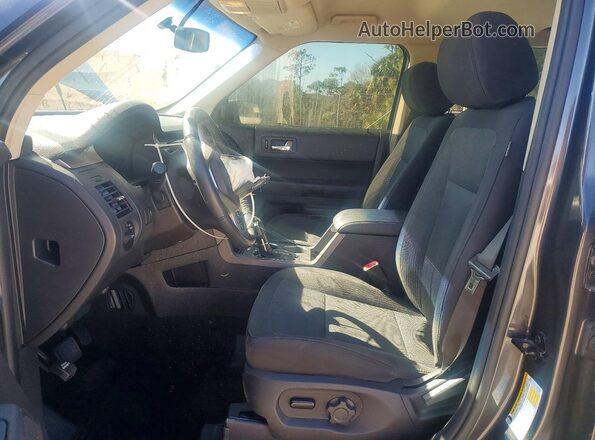 2FMGK5B85KBA06706 2019 FORD FLEX Silver Front interior view