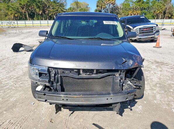 2FMGK5B85KBA06706 2019 FORD FLEX Silver Front view