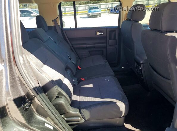 2FMGK5B85KBA06706 2019 FORD FLEX Silver Rear interior view