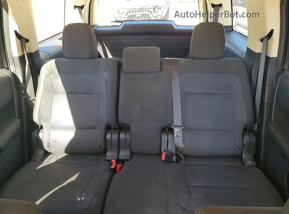 2FMGK5B85KBA06706 2019 FORD FLEX Silver Rear seats view