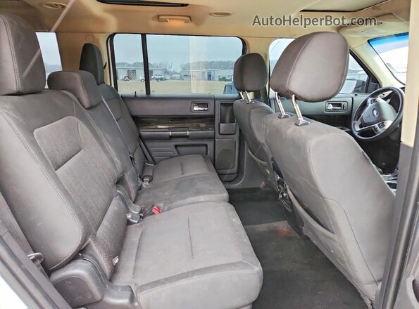 2FMGK5C80GBA19210 2016 FORD FLEX White Widok wnętrza z tyłu