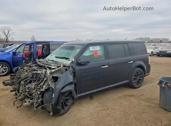 2FMGK5C84GBA23650 2016 FORD FLEX Черный Передняя левая четверть