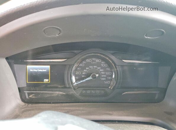 2FMGK5C87HBA11431 2017 FORD FLEX Beige Widok zestawu wskaźników