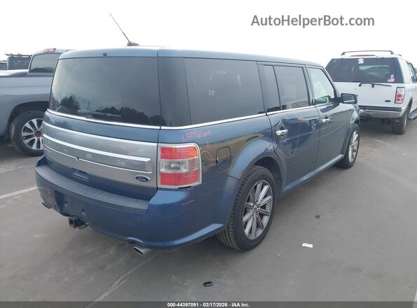 2FMGK5D82KBA08538 2019 FORD FLEX Синий Задняя правая четверть