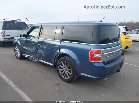 2FMGK5D82KBA08538 2019 FORD FLEX Синий Задняя левая четверть