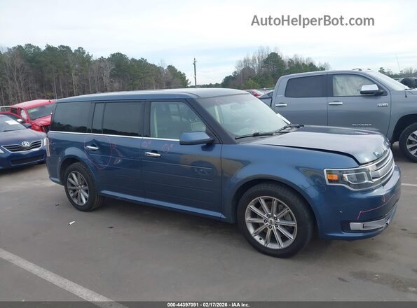 2FMGK5D82KBA08538 2019 FORD FLEX Синий Вид задней части салона