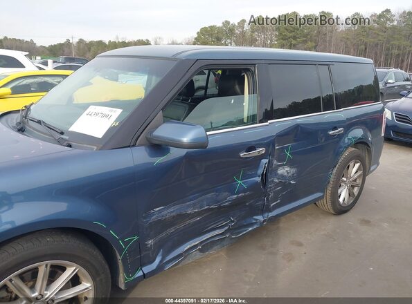 2FMGK5D82KBA08538 2019 FORD FLEX Синий Вид спереди