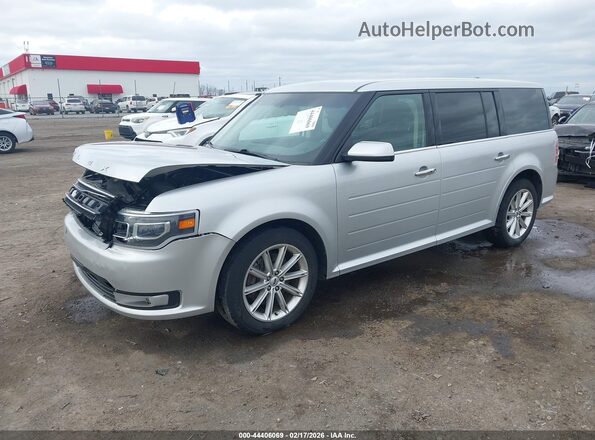2FMGK5D85HBA00832 2017 FORD FLEX Серебряный Передняя левая четверть