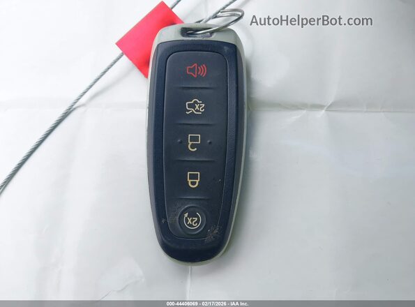 2FMGK5D85HBA00832 2017 FORD FLEX Серебряный Вид панели приборов