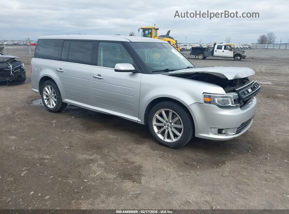 2FMGK5D85HBA00832 2017 FORD FLEX Серебряный Передняя правая четверть