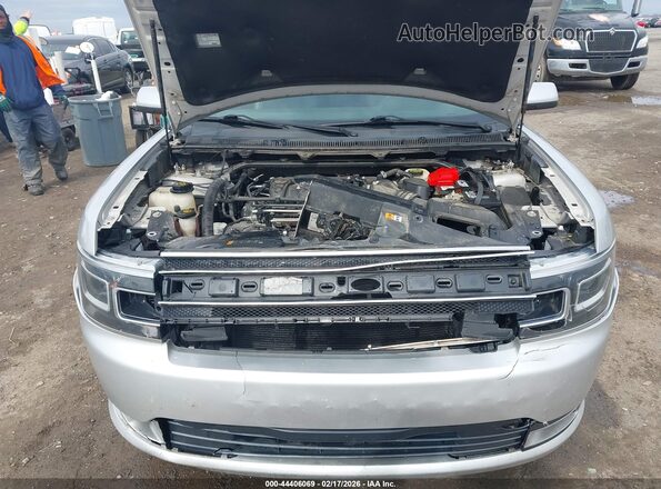 2FMGK5D85HBA00832 2017 FORD FLEX Серебряный Вид сзади