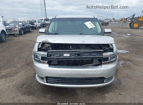 2FMGK5D85HBA00832 2017 FORD FLEX Серебряный Вид щитка приборов