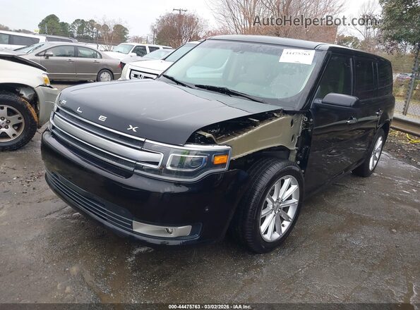 2FMGK5D86KBA18859 2019 FORD FLEX Black წინა მარცხენა ხედი სამი მეოთხედიდან