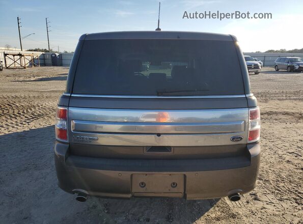 2FMGK5D87KBA32107 2019 FORD FLEX Желто-коричневый Вид сзади