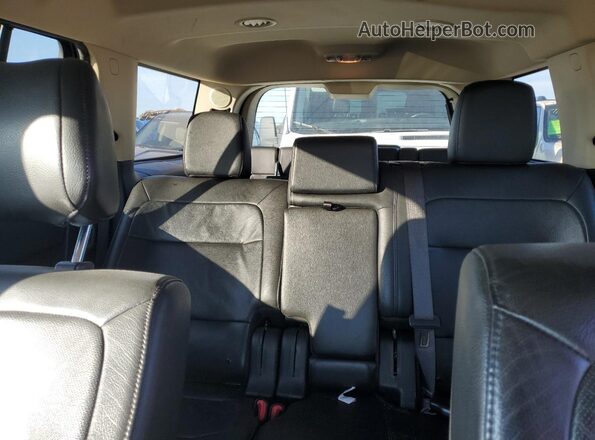 2FMGK5D87KBA32107 2019 FORD FLEX Желто-коричневый Вид задних сидений