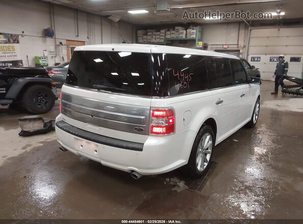 2FMGK5D8XJBA14702 2018 FORD FLEX Белый Задняя правая четверть
