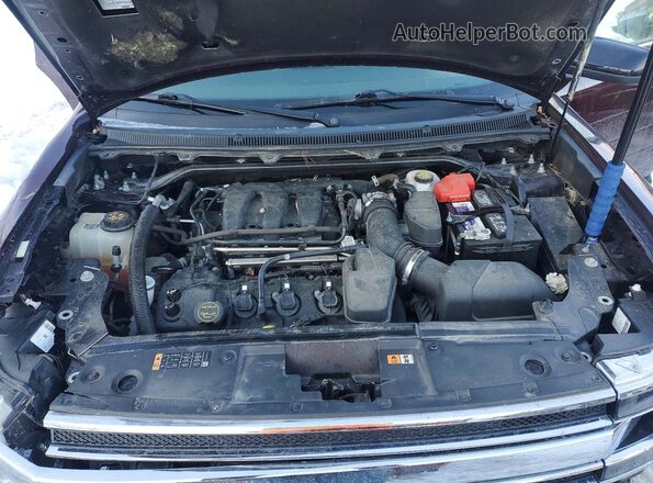 2FMHK6C81KBA07862 2019 FORD FLEX Бордовый Вид подкапотного пространства