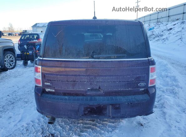 2FMHK6C81KBA07862 2019 FORD FLEX Бордовый Вид сзади