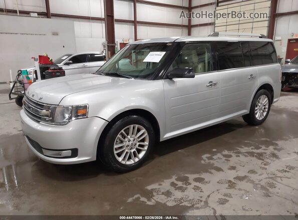 2FMHK6C82KBA22726 2019 FORD FLEX Серебряный Передняя левая четверть