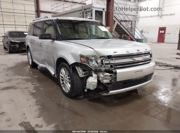 2FMHK6C82KBA22726 2019 FORD FLEX Серебряный Вид спереди
