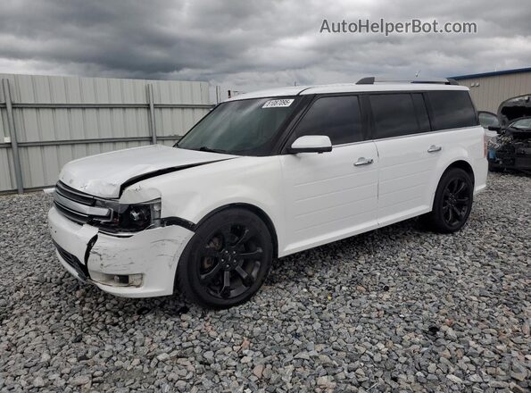 2FMHK6D84HBA14117 2017 FORD FLEX Белый Передняя левая четверть