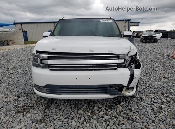 2FMHK6D84HBA14117 2017 FORD FLEX Белый Вид спереди