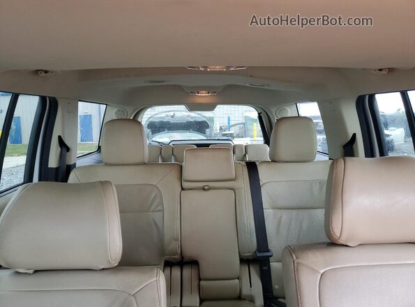 2FMHK6D84HBA14117 2017 FORD FLEX Белый Вид задних сидений