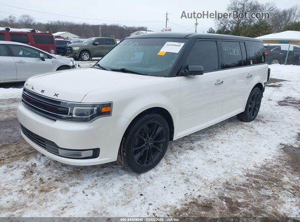 2FMHK6D89HBA02223 2017 FORD FLEX Белый Передняя левая четверть