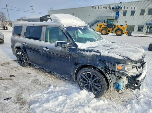 2FMHK6D8XJBA19960 2018 FORD FLEX Черный Передняя правая четверть