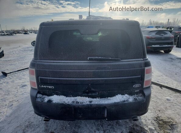 2FMHK6D8XJBA19960 2018 FORD FLEX Черный Вид сзади