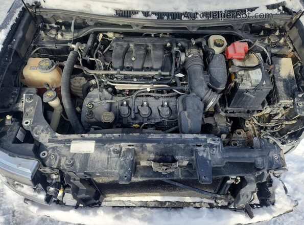 2FMHK6D8XJBA19960 2018 FORD FLEX Черный Вид задней части салона