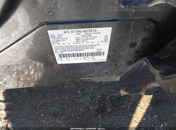 2FMPK3G93LBB06553 2020 FORD EDGE Серый Вид подкапотного пространства