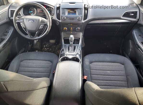 2FMPK3G96HBB30353 2017 FORD EDGE Серый Вид панели приборов