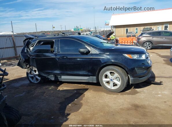 2FMPK3G97HBB89301 2017 FORD EDGE Black Widok wnętrza z tyłu