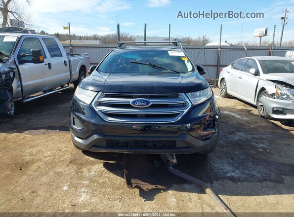 2FMPK3G97HBB89301 2017 FORD EDGE Black Widok zestawu wskaźników